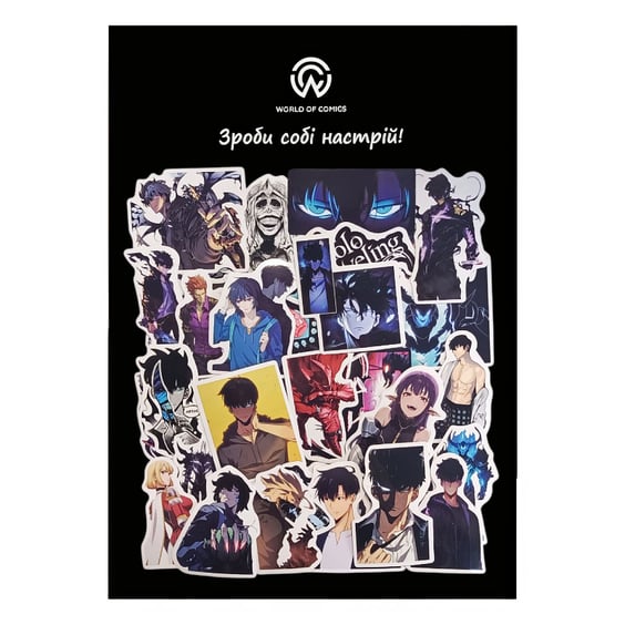 Набор стикеров Solo Leveling, (8232)