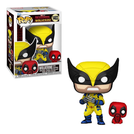 Фигурка Funko POP!: Marvel: Deadpool & Wolverine: Wolverine w/ Babypool, (82382)