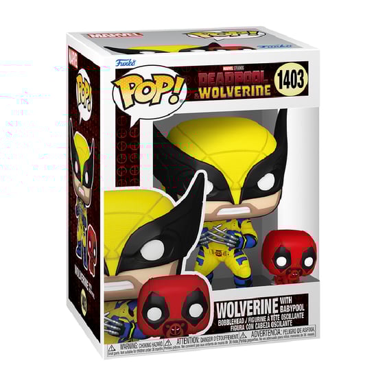 Фигурка Funko POP!: Marvel: Deadpool & Wolverine: Wolverine w/ Babypool, (82382) 3