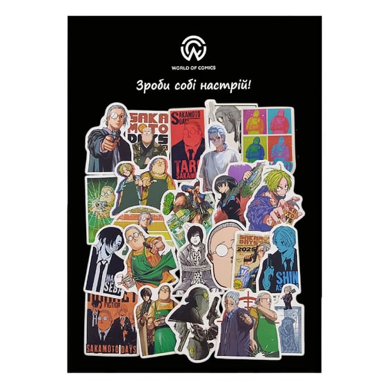 Набор стикеров Sakamoto Days, (8246)