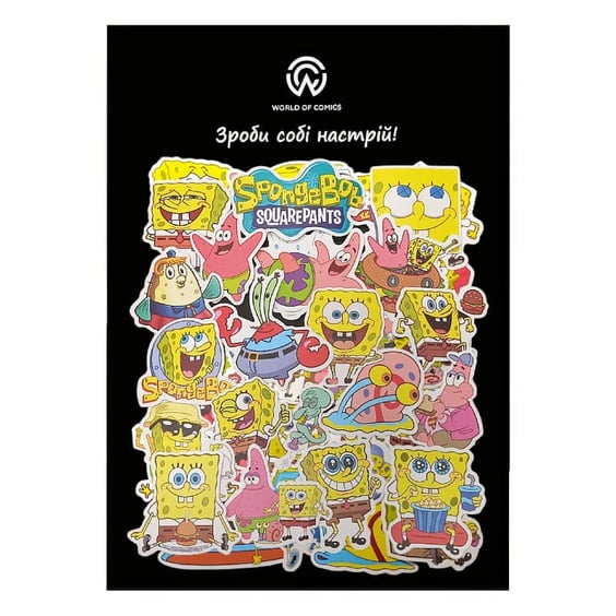 Набір стікерів SpongeBob SquarePants, (8255)