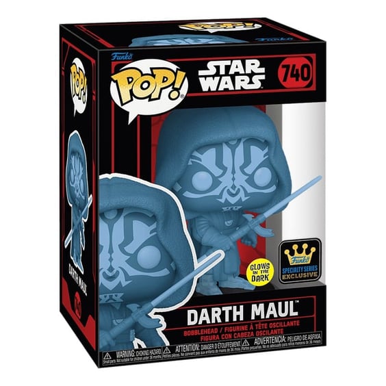 Фигурка Funko POP!: Star Wars: Darth Maul (Specialty Series Exclusive) (Glow in The Dark), (82771) 4