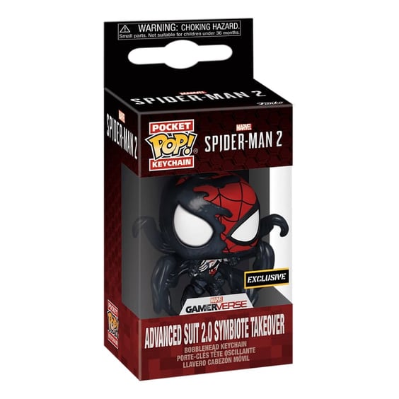 Брелок Funko Pocket POP!: Keychain: Marvel: Gamerverse: Spider-Man: Advanced Suit 2.0 Symbiote Takeover (Exclusive), (82878) 3