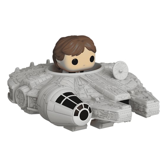 Фігурка Funko Bitty Pop!: Rides: Star Wars: Han Solo and The Millennium Falcon, (83623) 2