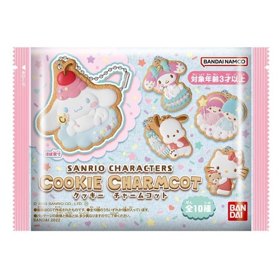 Жувальна гумка з брелком Bandai: Sanrio: Cookie Charmcot, (836315)