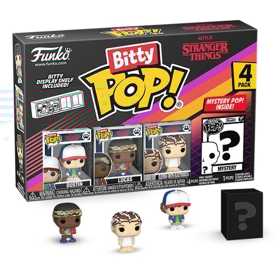 Набір фігурок Funko Bitty POP!: Stranger Things: Series 2 (4-pack / 3+1 Mystery Bitties), (83662)