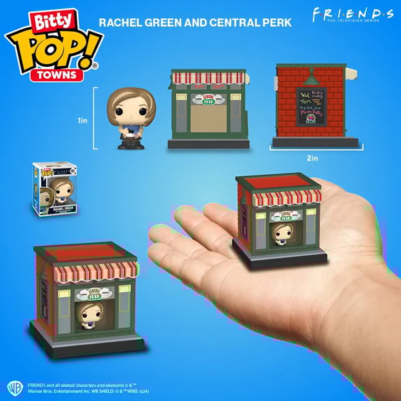 Набір фігурок Funko Bitty POP!: Towns: Friends: Rachel Green and Central Perk, (836890) 6