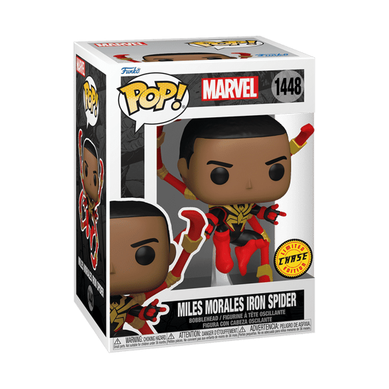 Фігурка Funko POP!: Marvel: Spider-Man: Miles Morales: Iron Spider (Chase Limited Edition), (837538) 3