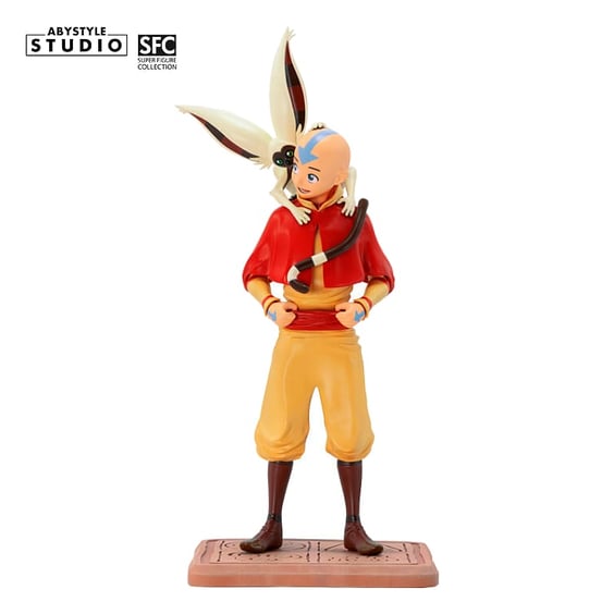 Коллекционная фигурка ABYstyle Studio: Super Figure Collection: Avatar: The Last Airbender: Aang w/ Momo, (8379)
