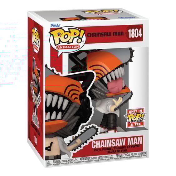 Комплект Funko POP!: Tees: Animation: Chainsaw Man: Chainsaw Man (XL), (84314) 4