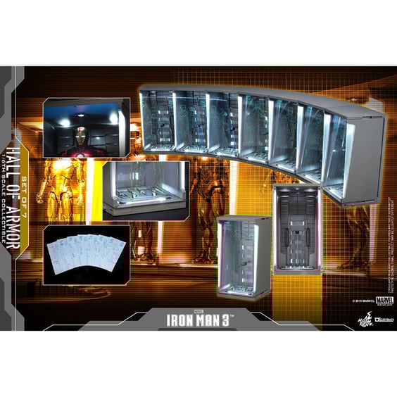 Діорама Hot Toys: Marvel: Iron Man: Hall of Armor (Set of 7), (84952) 4