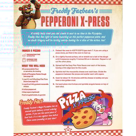 Книга Five Nights at Freddy's. The Official Cook Book, (851298) 10