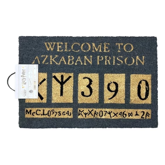 Вхідний килимок Pyramid International: Wizarding World: Harry Potter: Azkaban Prison Sign: «Welcome to Azkaban Prison», (85223)