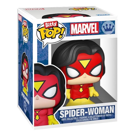Набір фігурок Funko Bitty POP!: Display: Marvel: Spider-Woman, Spider-Punk and the Spider-Man Web, (855129) 3