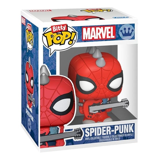 Набір фігурок Funko Bitty POP!: Display: Marvel: Spider-Woman, Spider-Punk and the Spider-Man Web, (855129) 4