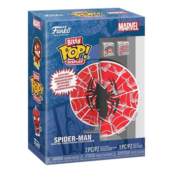 Набір фігурок Funko Bitty POP!: Display: Marvel: Spider-Woman, Spider-Punk and the Spider-Man Web, (855129) 6