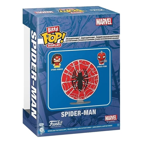 Набір фігурок Funko Bitty POP!: Display: Marvel: Spider-Woman, Spider-Punk and the Spider-Man Web, (855129) 7