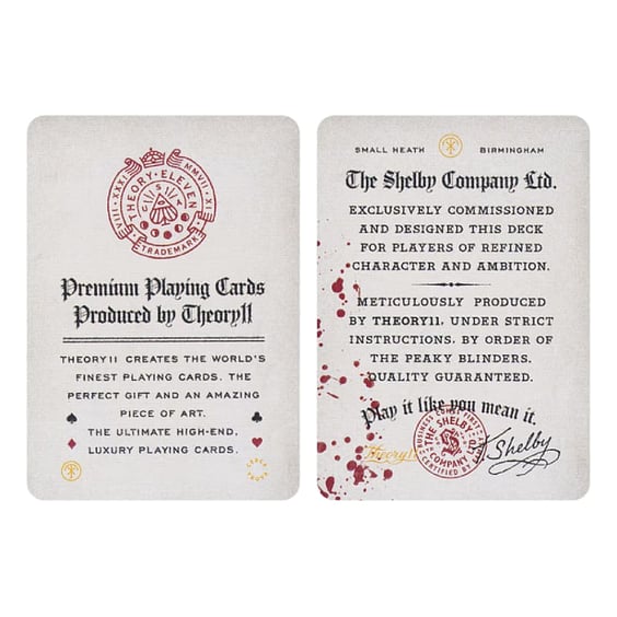 Карти гральні Theory11: Peaky Blinders, (856031) 11