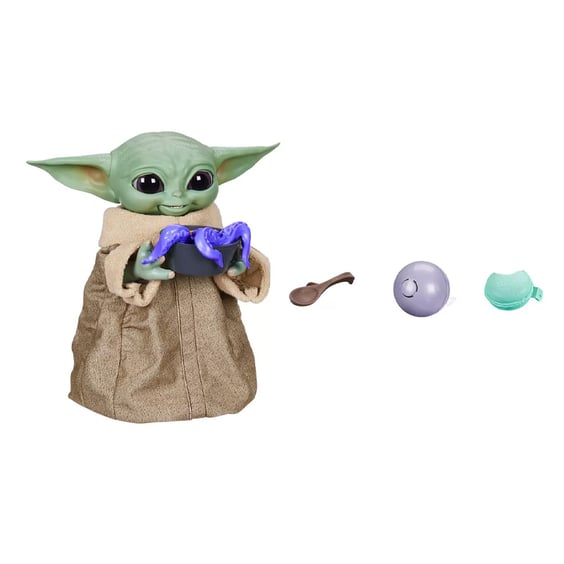 Інтерактивна іграшка Hasbro: Star Wars: The Mandalorian: Galactic Snackin' Grogu, (85690) 2