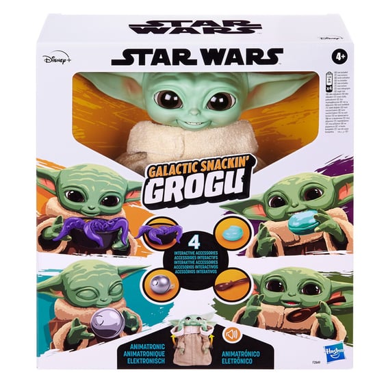 Інтерактивна іграшка Hasbro: Star Wars: The Mandalorian: Galactic Snackin' Grogu, (85690) 7