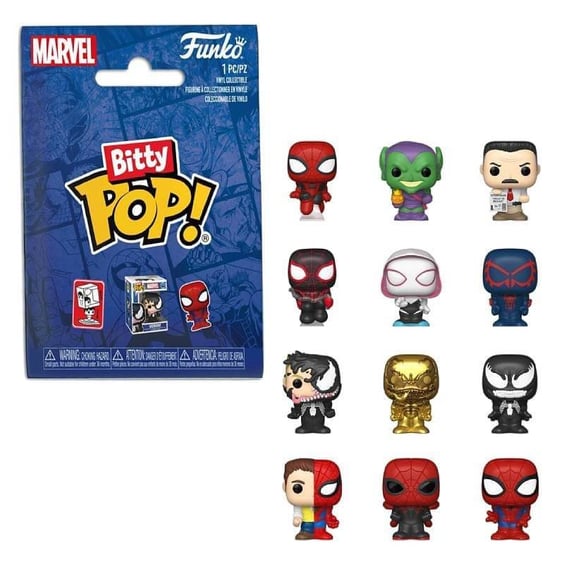 Фигурки Funko Bitty POP!: Mystery: Marvel: Spider-Man (Blind Box: 1 з 12), (85719)