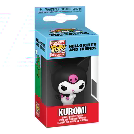 Брелок Funko Pocket POP!: Keychain: Hello Kitty and Friends: Kuromi, (85987) 3