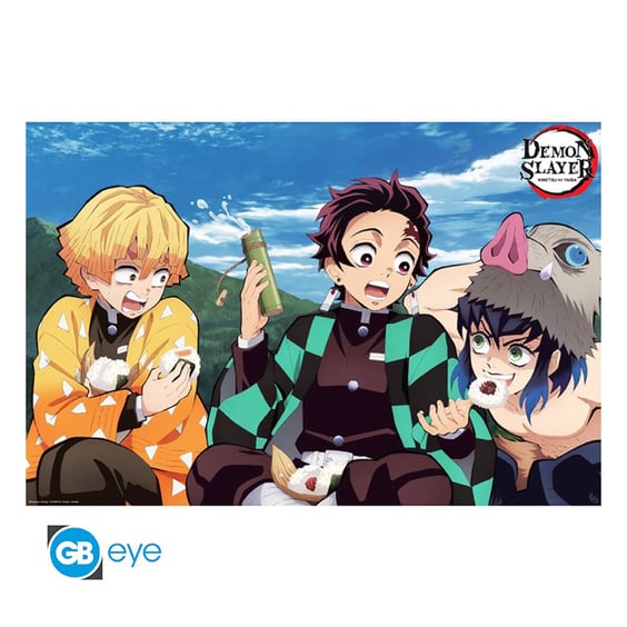 Постер GB Eye: Maxi: Demon Slayer: Tanjiro, Zenitsu and Inosuke, (86178)