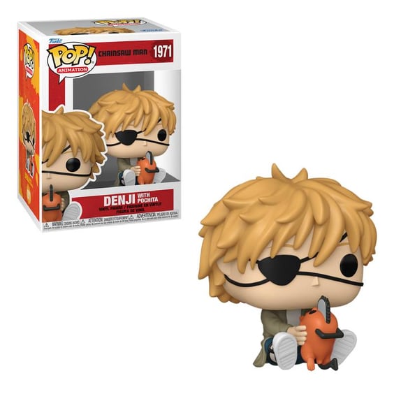 Фігурка Funko POP!: Animation: Chainsaw Man: Denji w/ Pochita, (86484)
