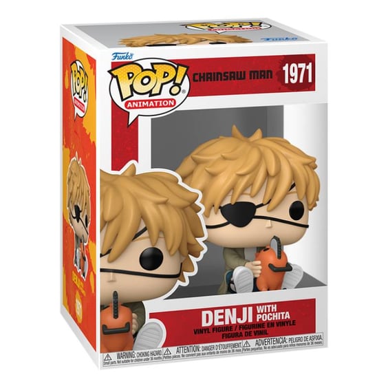 Фігурка Funko POP!: Animation: Chainsaw Man: Denji w/ Pochita, (86484) 3
