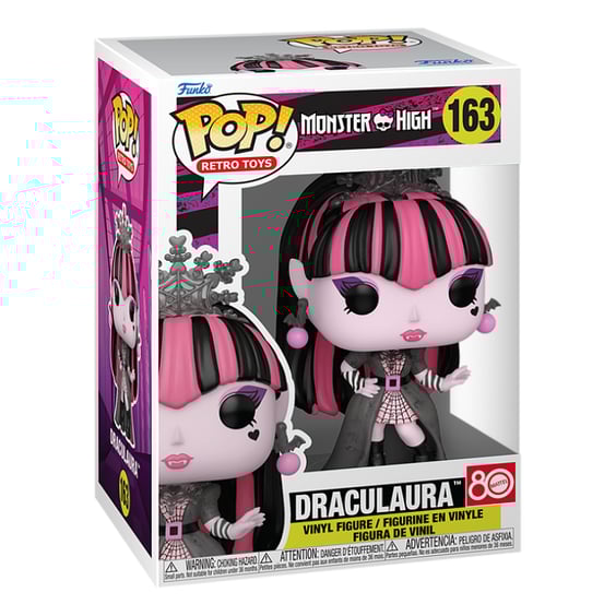 Фигурка Funko POP!: Retro Toys: Monster High: 80th Anniversary of Mattel: Draculaura, (86571) 3
