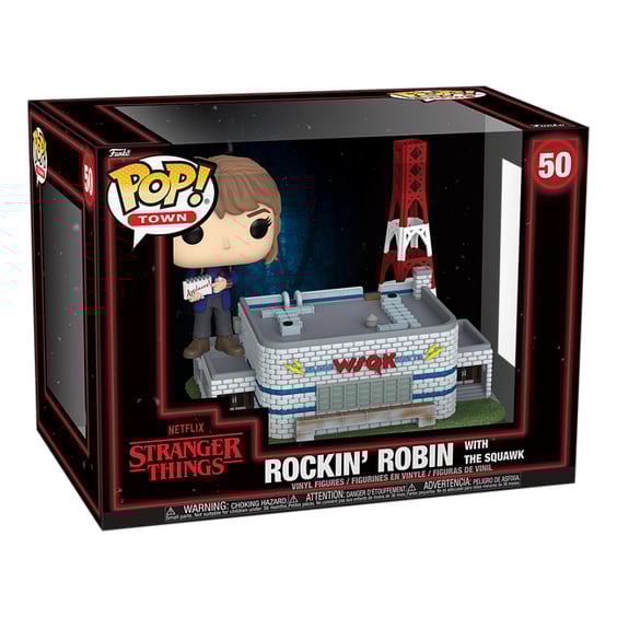 Фігурка Funko POP!: Town: Stranger Things: Rockin' Robin w/ The Squawk, (86620) 3