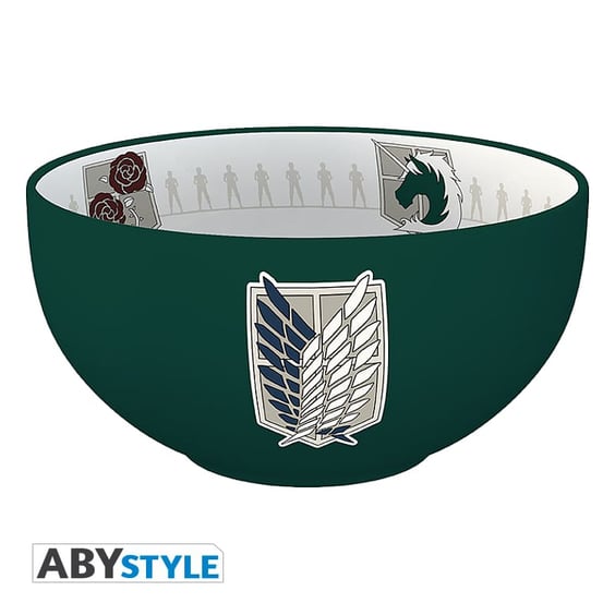 Тарілка ABYstyle: Attack on Titan: Emblems: Garrison, Survey Corps and Military Police, (86659) 2