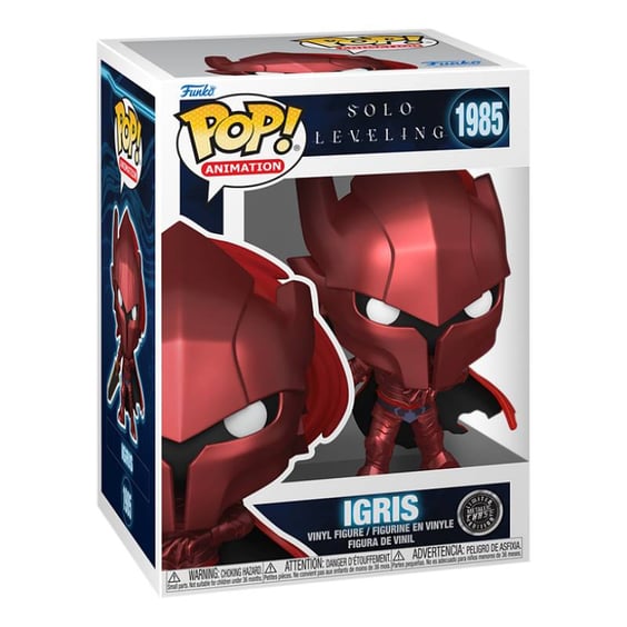 Фигурка Funko POP!: Animation: Solo Leveling: Igris (Metallic Chase Limited Edition), (868419) 3