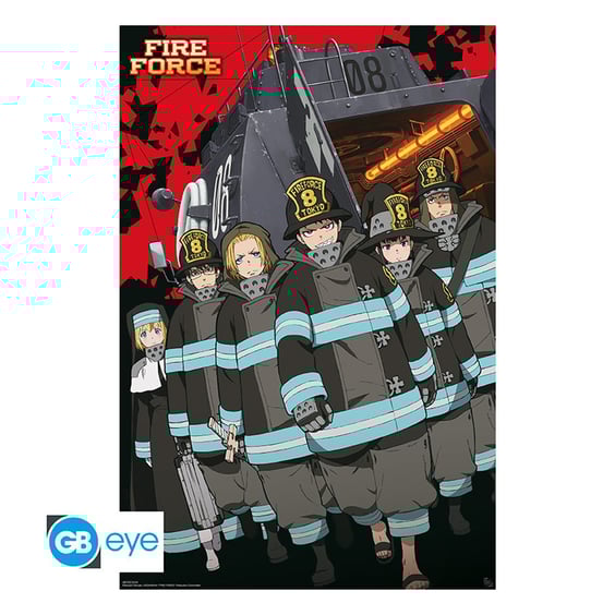 Постер GB Eye: Maxi: Fire Force: Company 8, (86970)