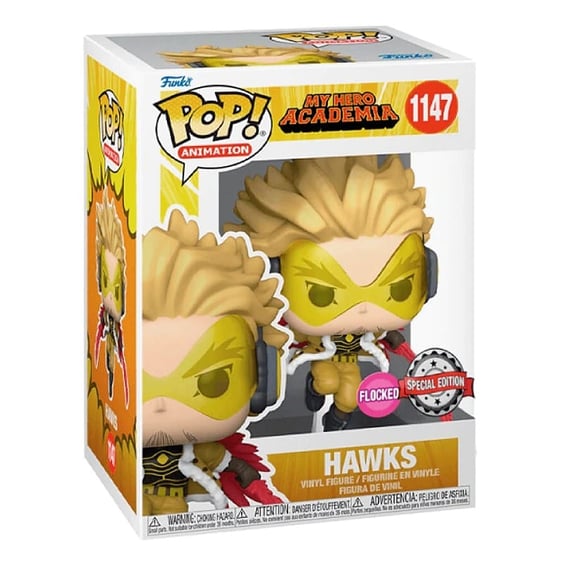 Фигурка Funko POP!: Animation: My Hero Academia: Hawks (Flocked) (Special Edition), (87983) 3