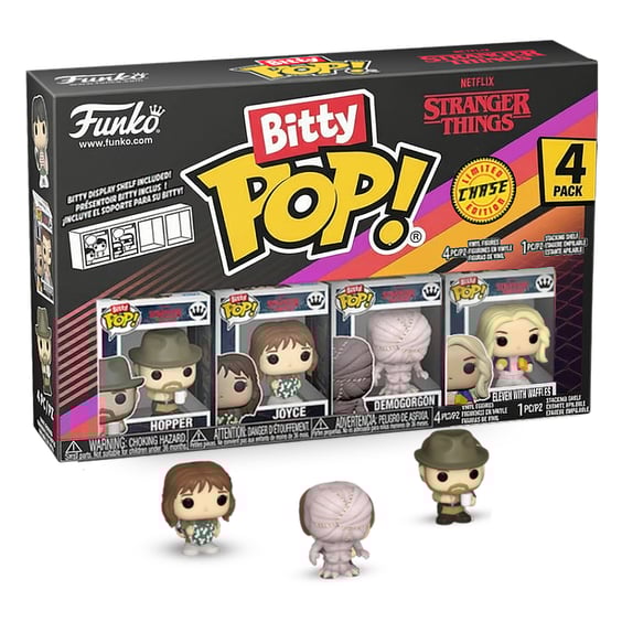 Набір фігурок Funko Bitty POP!: Stranger Things: Series 4: Eleven w/ Waffles (Chase Limited Edition) (4-pack), (883643)