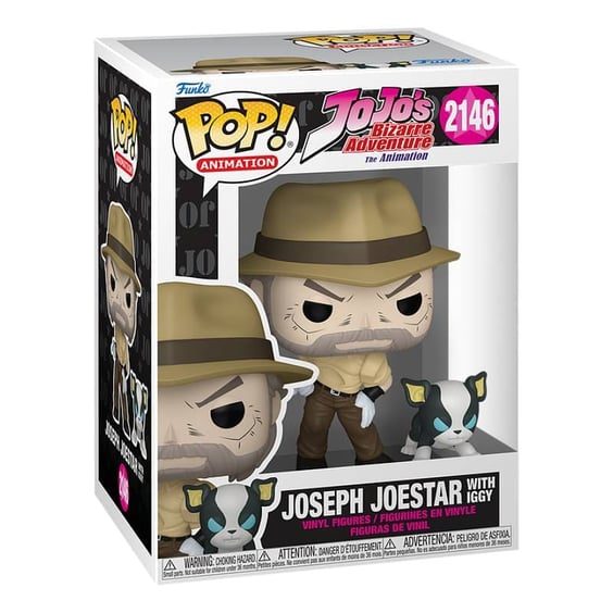 Фигурка Funko POP!: Animation: JoJo's Bizarre Adventure: The Animation: Joseph Joestar w/ Iggy, (88461) 3