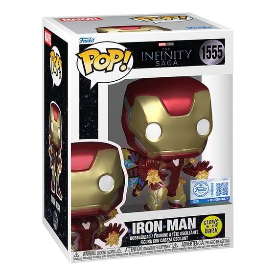 Фігурка Funko POP!: Marvel: The Infinity Saga: Iron Man (Special Edition) (Glow In The Dark), (88664) 4