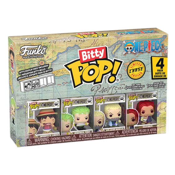 Набор фигурок Funko Bitty POP!: One Piece: Series 1: Shanks (Chase Limited Edition) (4-pack), (886891) 7