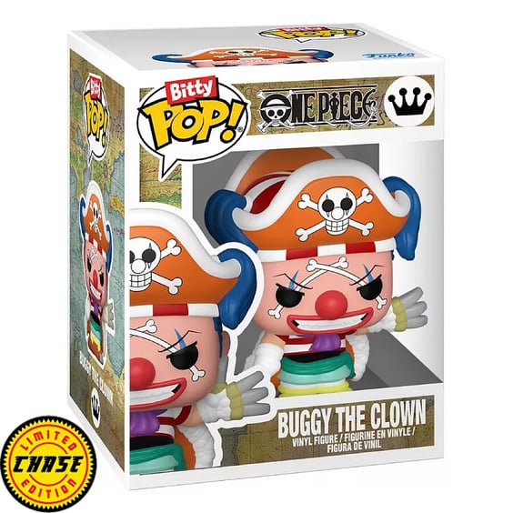 Набор фигурок Funko Bitty POP!: One Piece: Series 1: Buggy the Clown (Chase Limited Edition) (4-pack), (886892) 2