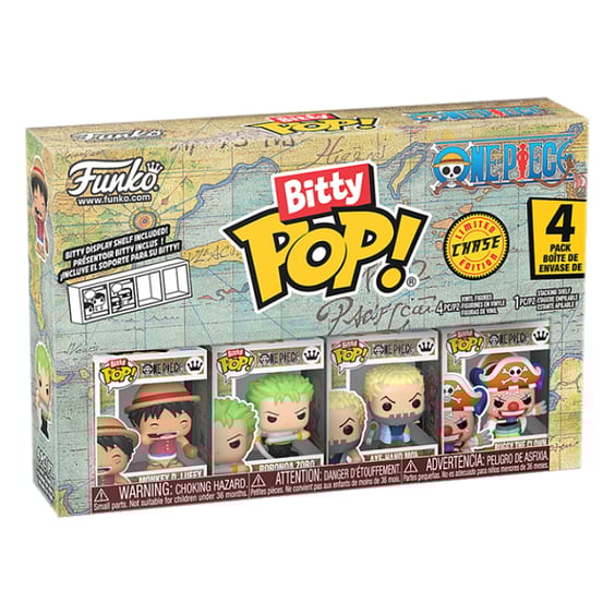 Набор фигурок Funko Bitty POP!: One Piece: Series 1: Buggy the Clown (Chase Limited Edition) (4-pack), (886892) 7