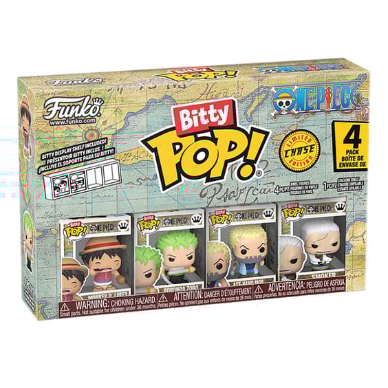 Набор фигурок Funko Bitty POP!: One Piece: Series 1: Smoker (Chase Limited Edition) (4-pack), (886893) 7