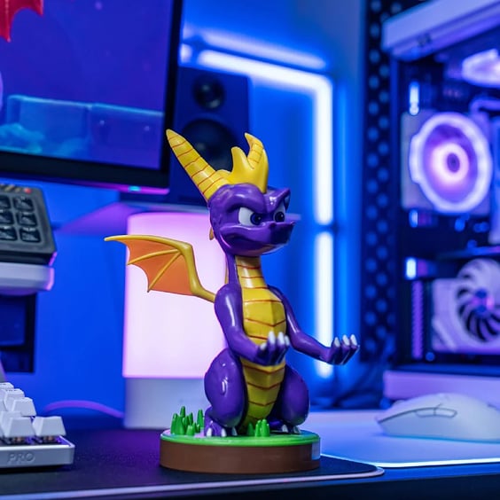 Подставка для геймпада Exquisite Gaming: Cable Guys: Spyro the Dragon: Spyro (Yellow), (89293) 5