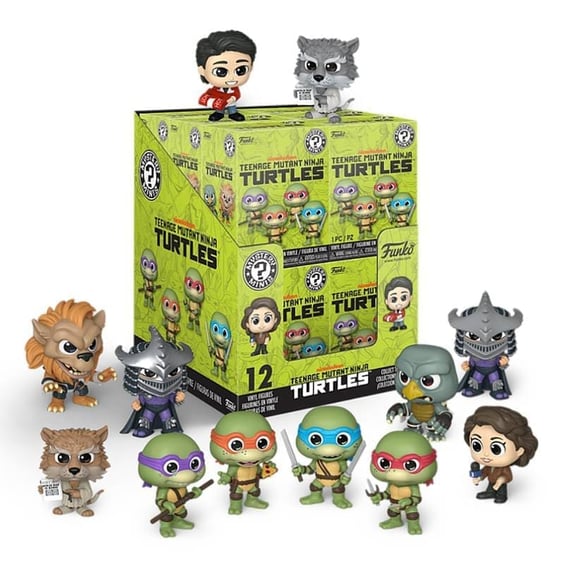 Фигурка Funko: Mystery Minis: Teenage Mutant Ninja Turtles: II: The Secret of the Ooze (Blind Box: 1 з 12), (89634)