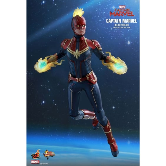 Колекційна фігура Hot Toys: Marvel: Captain Marvel: Captain Marvel (Deluxe), (89772) 2
