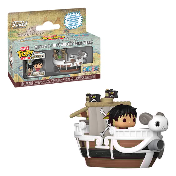 Фигурка Funko Bitty Pop!: Rides: One Piece: Monkey D. Luffy and the Going Merry, (90112)