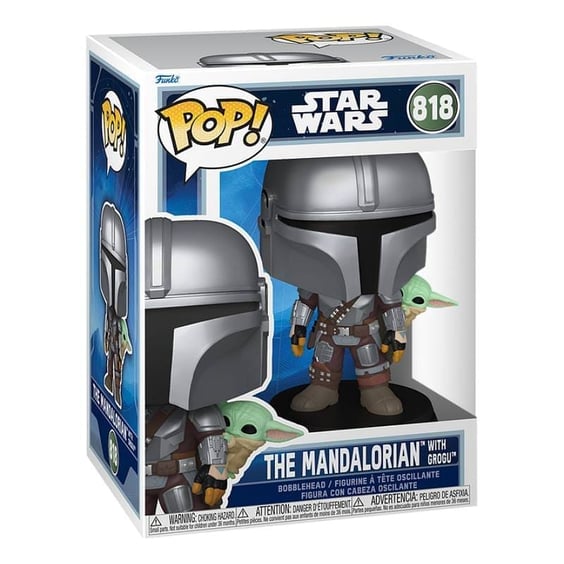 Фигурка Funko POP!: Star Wars: The Mandalorian: The Mandalorian w/ Grogu, (90443) 3