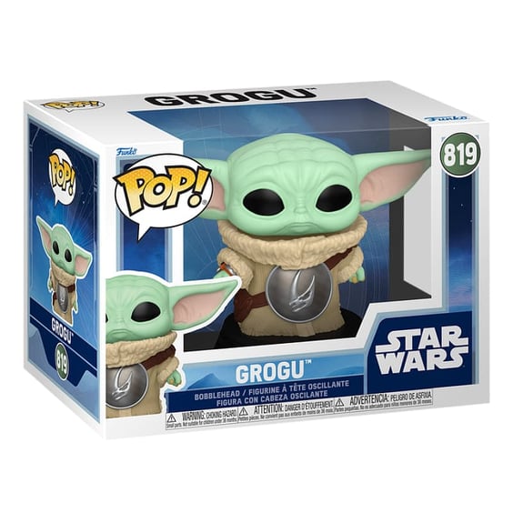 Фигурка Funko POP!: Star Wars: The Mandalorian: Grogu (Mudhorn Chest Armor), (90447) 3