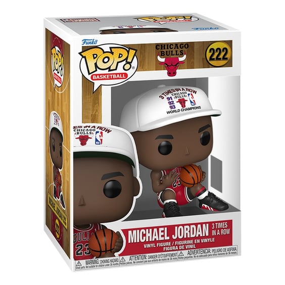 Фигурка Funko POP!: Basketball: NBA: Chicago Bulls: Michael Jordan (3 Times in a Row), (90538) 3