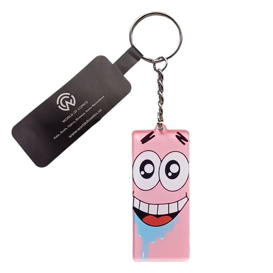 Брелок акриловий двосторонній SpongeBob SquarePants: Patrick Star, (9055)